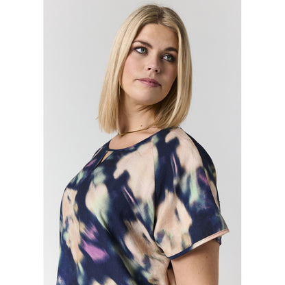 Studio SCamilla Blouse Blouse Mix petrol print