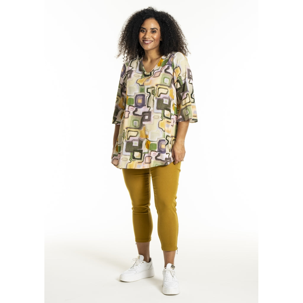 Studio SCamilla Tunic Tunic Mix pattern green print