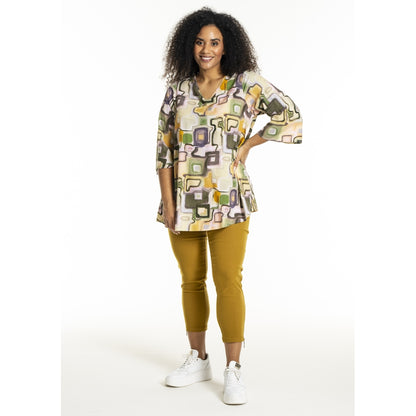 Studio SCamilla Tunic Tunic Mix pattern green print