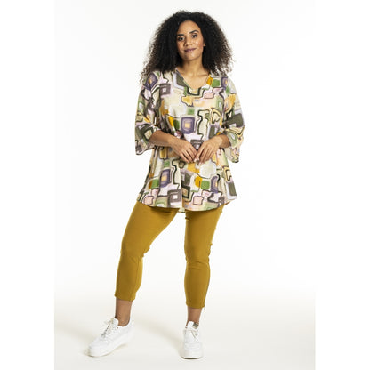 Studio SCamilla Tunic Tunic Mix pattern green print