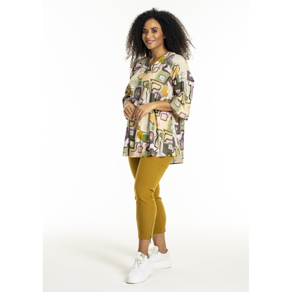 Studio SCamilla Tunic Tunic Mix pattern green print