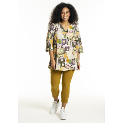 Studio SCamilla Tunic Tunic Mix pattern green print