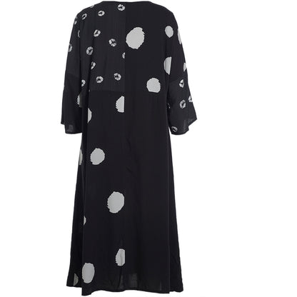 Studio SCara Dress Tunic Black with dots
