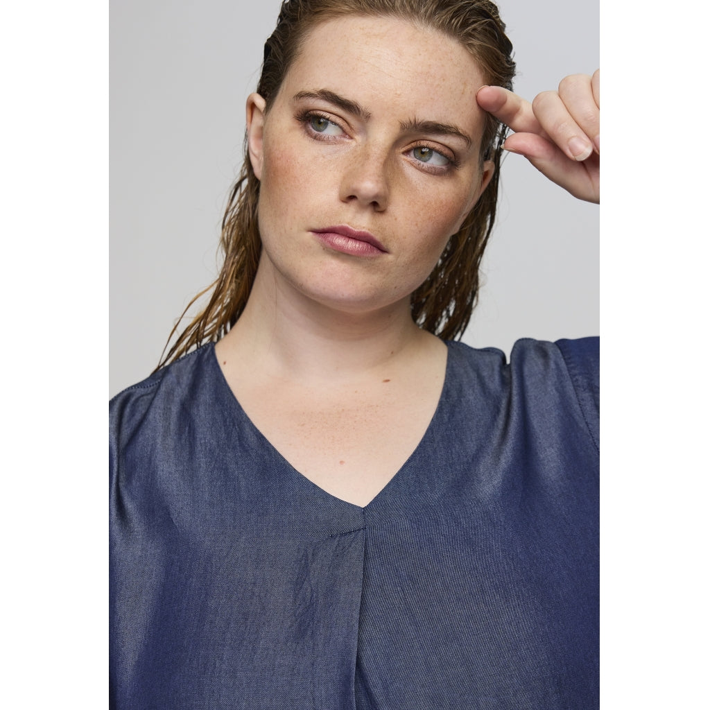 Studio SCarmen Dress Dress Dark blue denim look