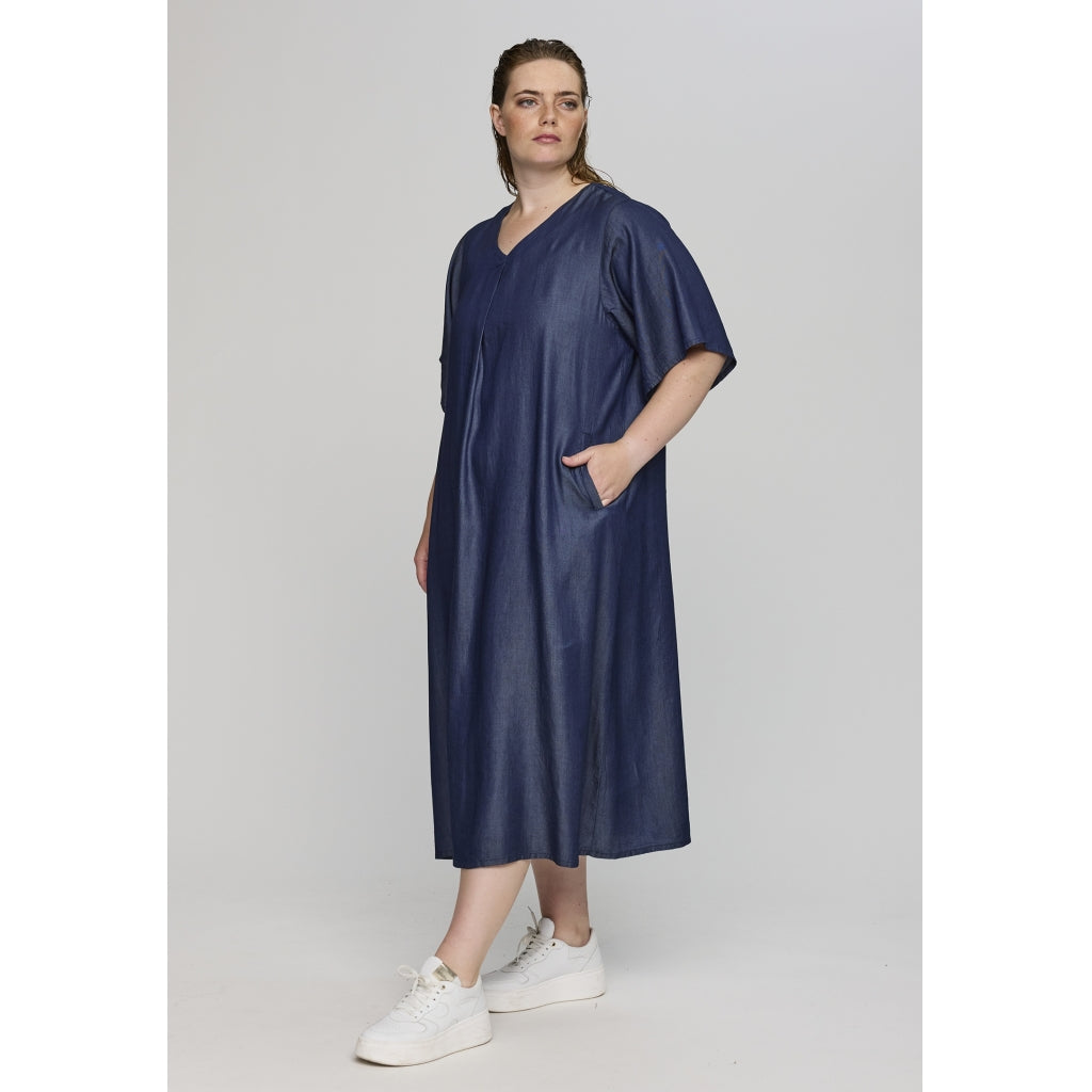 Studio SCarmen Dress Dress Dark blue denim look