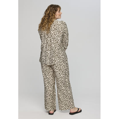 Studio SCaroline Blouse Blouse Sand + Leo print