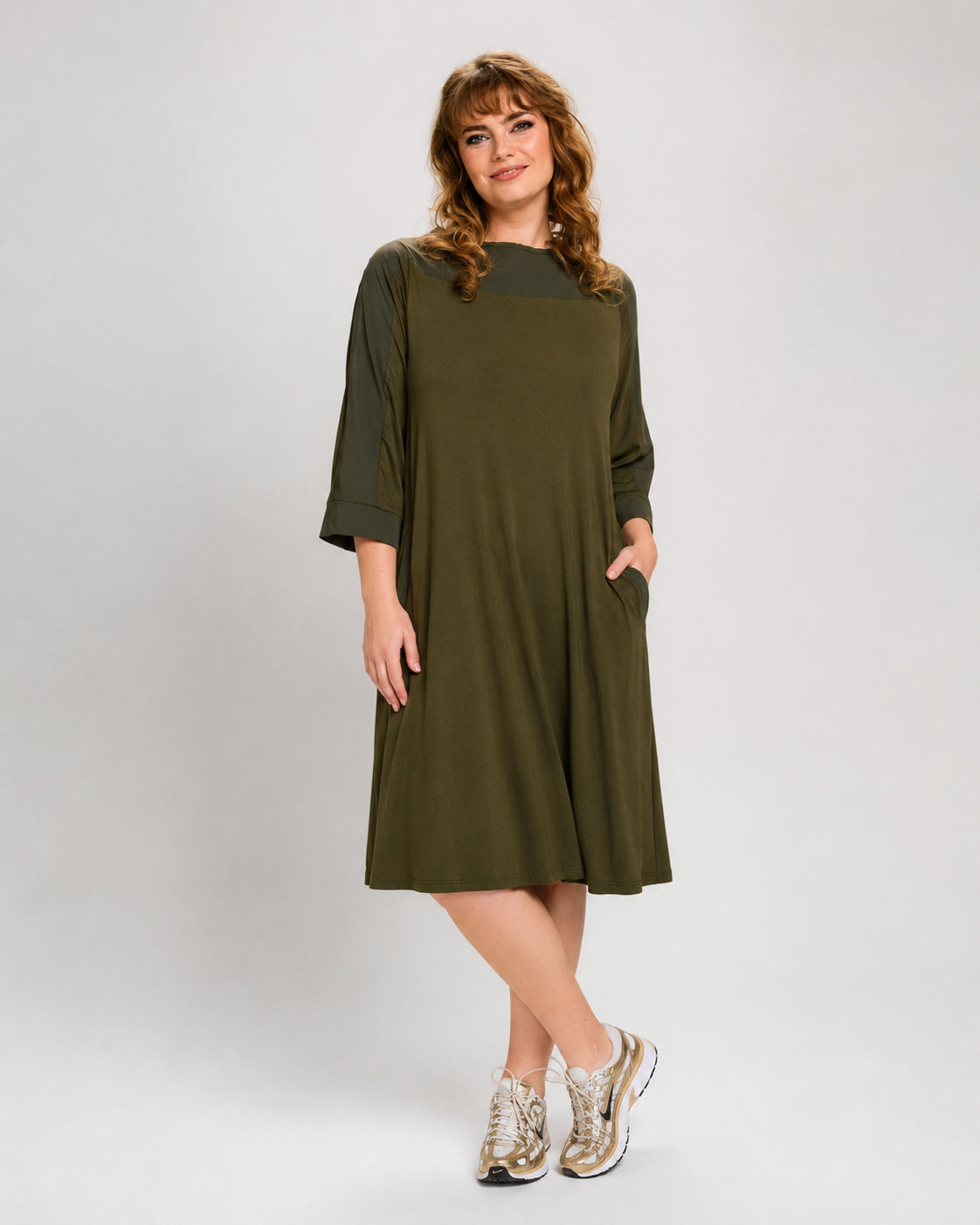Studio SCelina Dress Dress Army