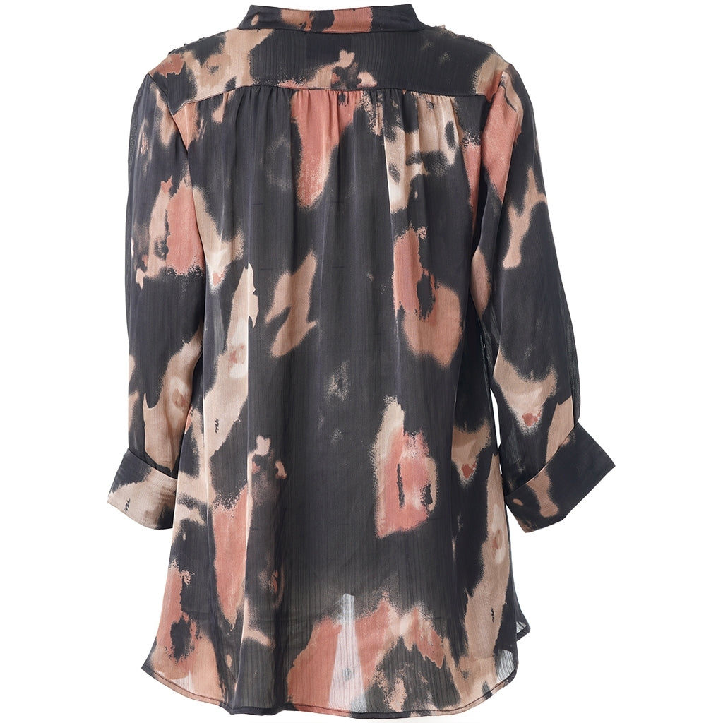 Studio SCharlotte Shirt Shirt Black with brown shades