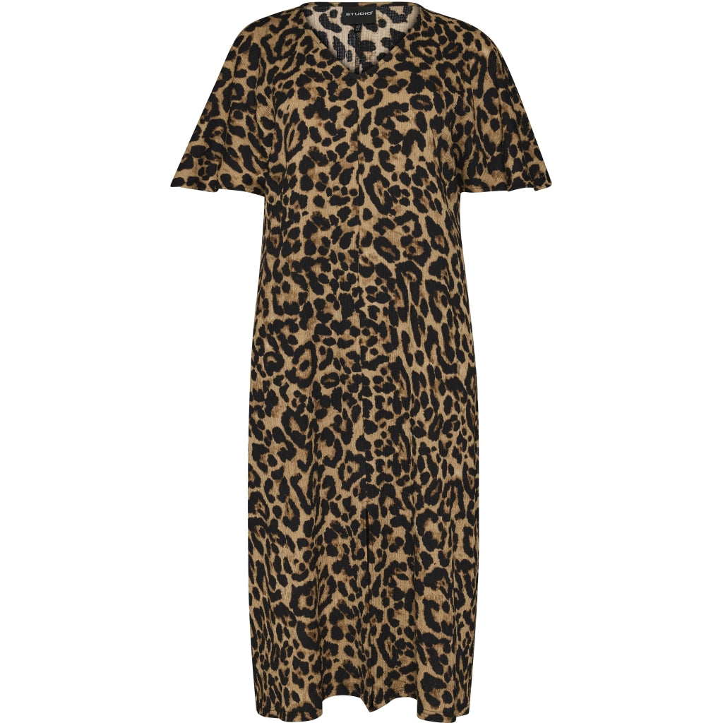 Studio SChrista Dress Dress Black sand leo crepe
