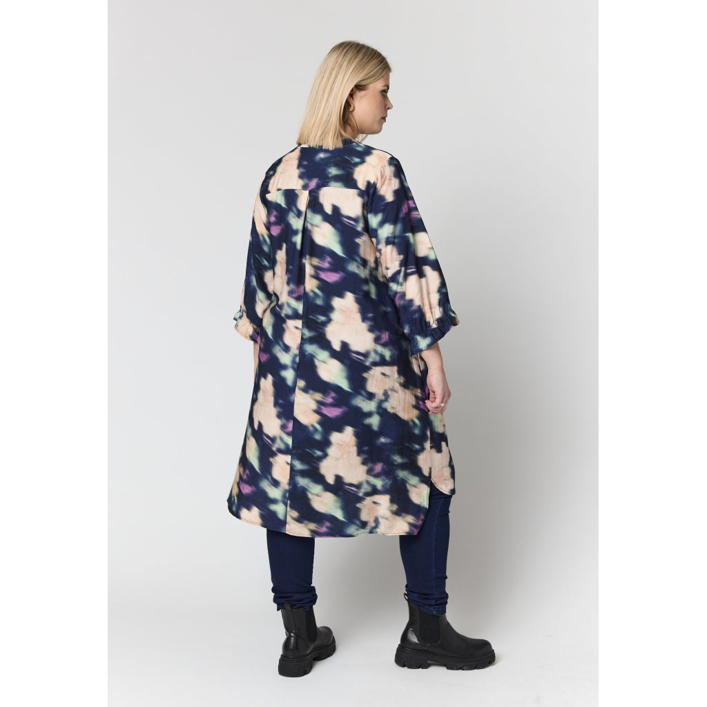 Studio SCoralie Tunic Tunic Mix petrol print