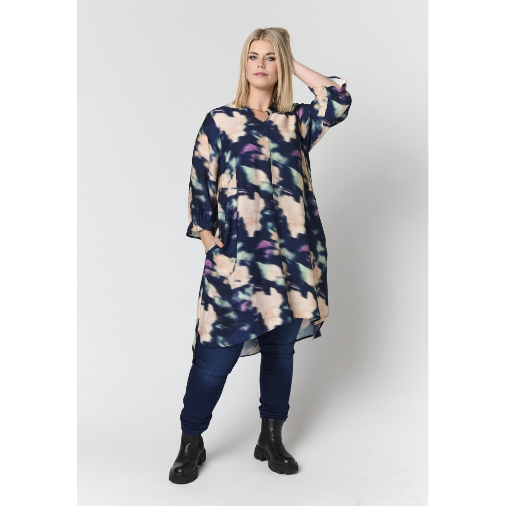 Studio SCoralie Tunic Tunic Mix petrol print