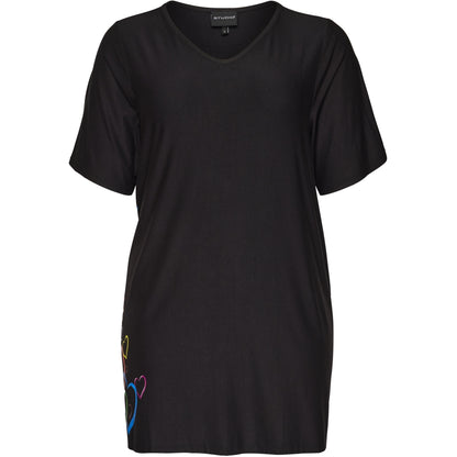 Studio SDitte Tunic Tunic Black with heart print