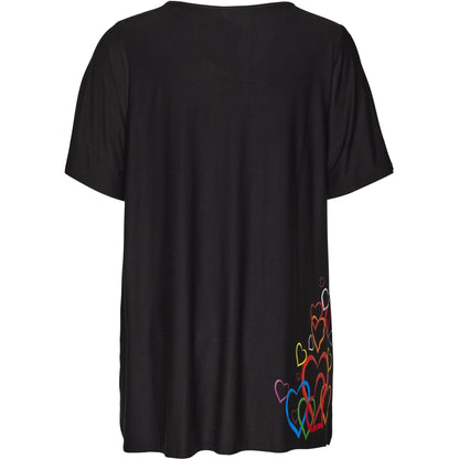 Studio SDitte Tunic Tunic Black with heart print