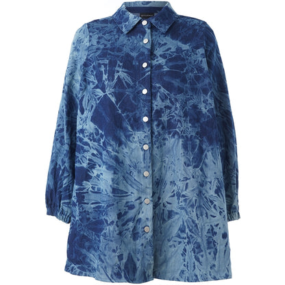 Studio SEllie Shirt Shirt Dark blue batik demin