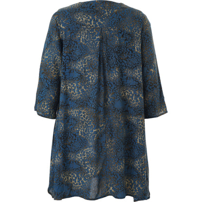 Studio SElma Shirt Shirt Blue gold leo