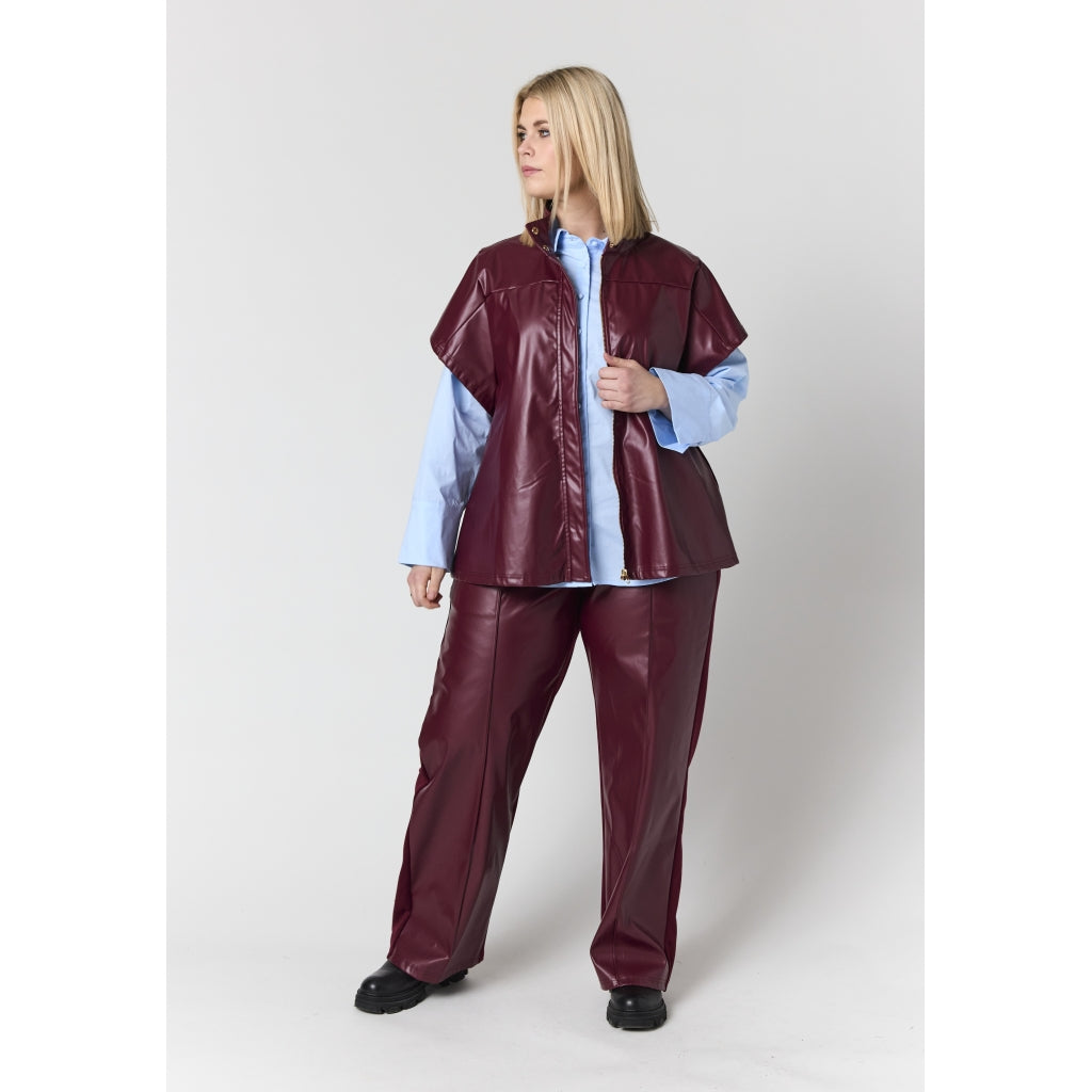 Studio SEloria Jacket with short sleeves Jacket Bordeaux