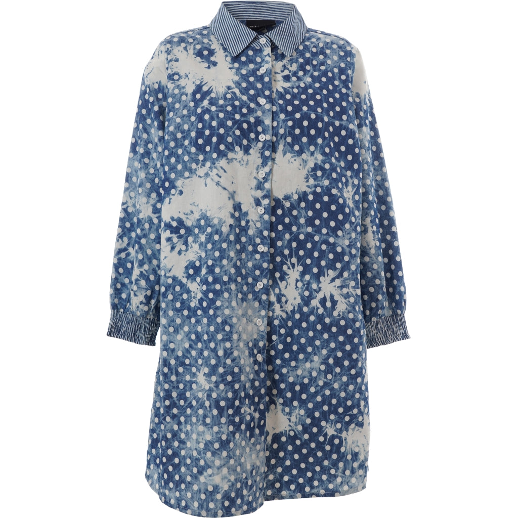 Studio SEmilie Shirt Shirt Denim dot with stripe details