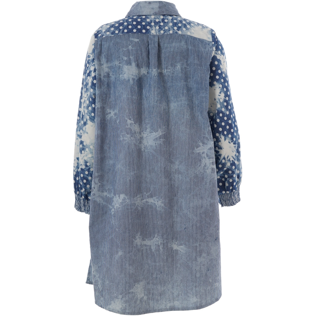 Studio SEmilie Shirt Shirt Denim dot with stripe details