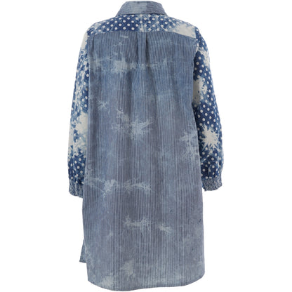 Studio SEmilie Shirt Shirt Denim dot with stripe details