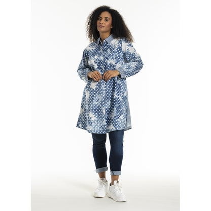 Studio SEmilie Shirt Shirt Denim dot with stripe details