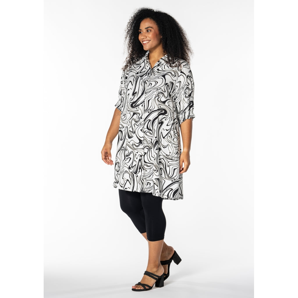 Studio SEmilie Shirt Shirt White with Black zebra