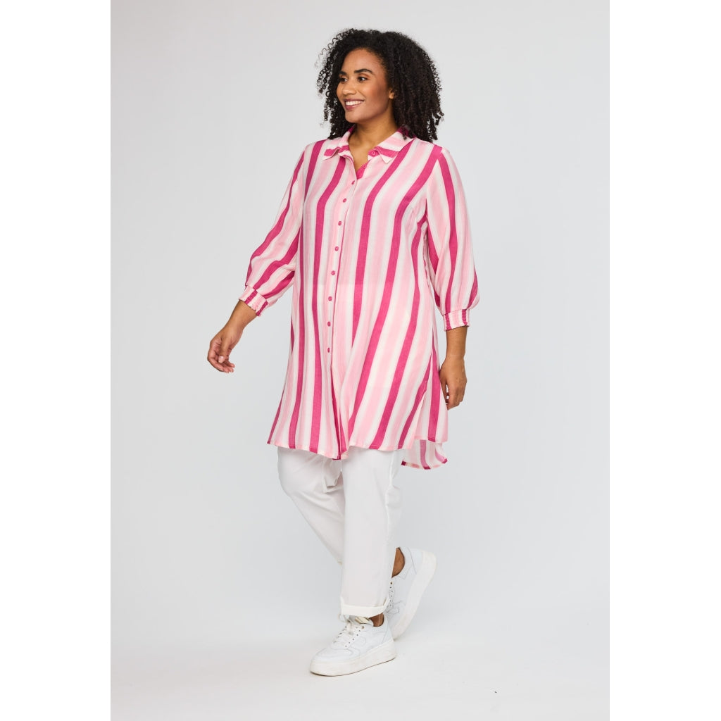 Studio SEmilie Shirt Shirt White/pink stripe