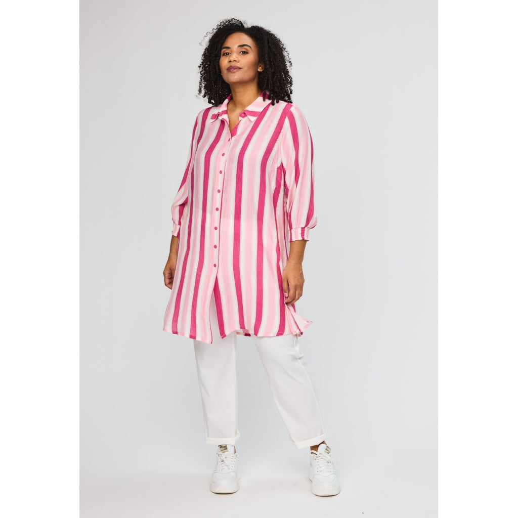 Studio SEmilie Shirt Shirt White/pink stripe