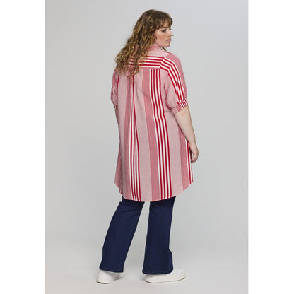 Studio SEmilie Shirt with short sleeves Shirt Red/White stripe