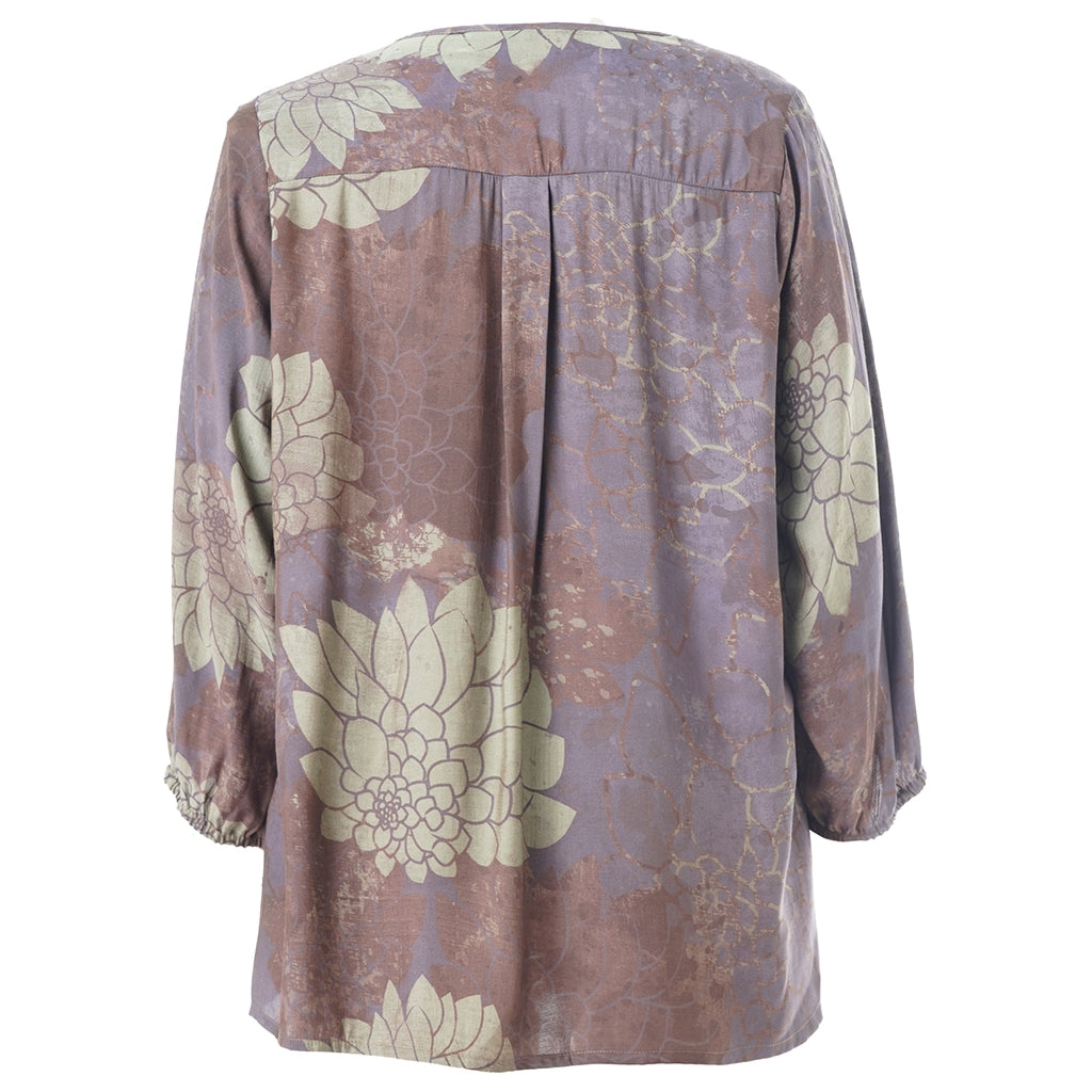 Studio SEmmy Blouse Blouse Brown green mix