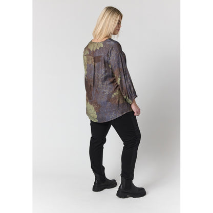 Studio SEmmy Blouse Blouse Brown green mix