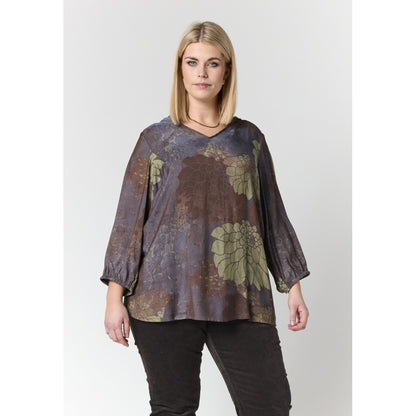 Studio SEmmy Blouse Blouse Brown green mix