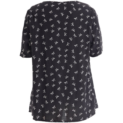 Studio SEsther Blouse Blouse Black with white