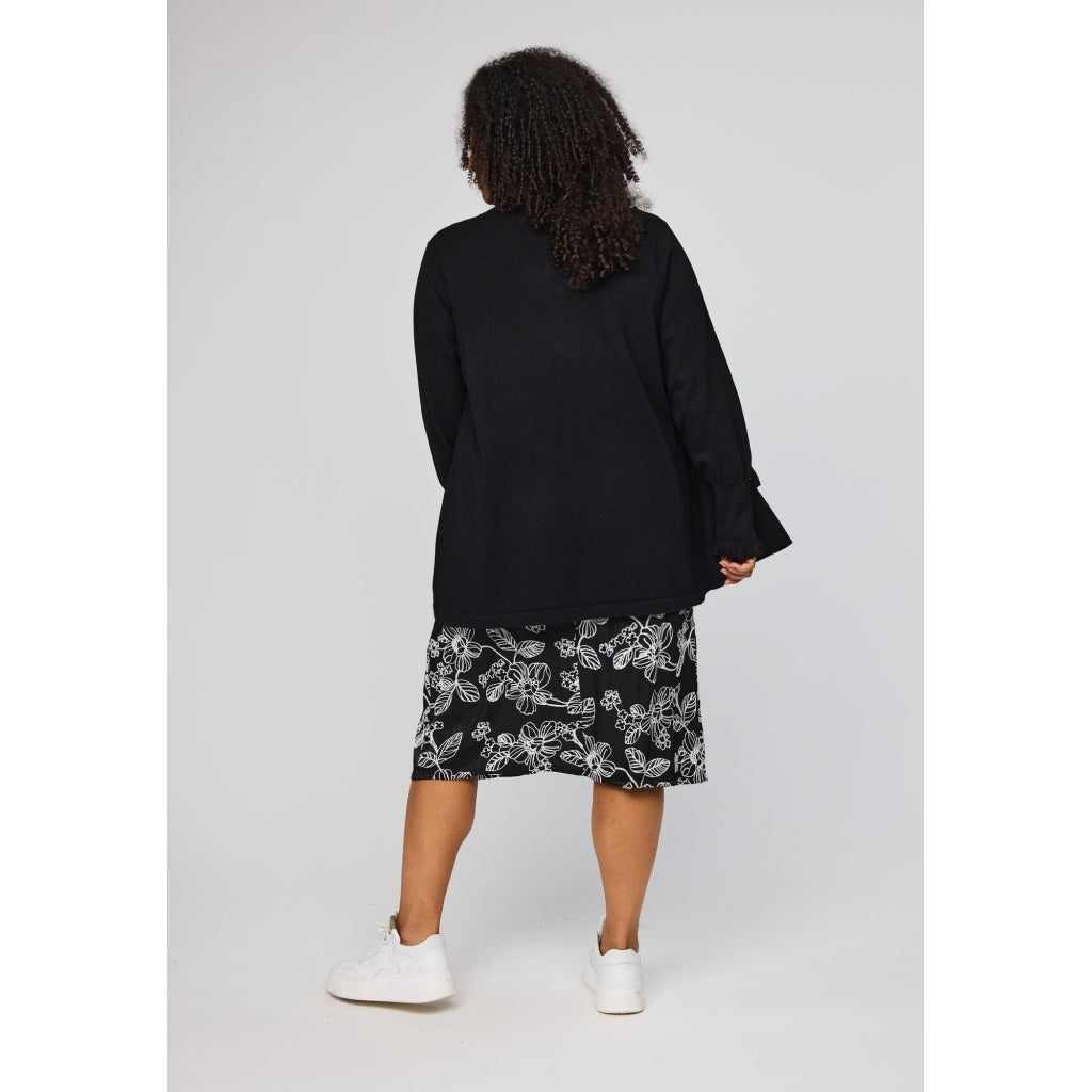 Studio SEva Carigan with tieband Cardigan Black