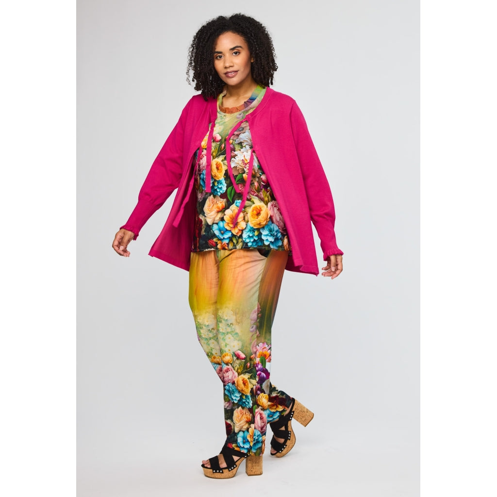 Studio SEva Carigan with tieband Cardigan Pink