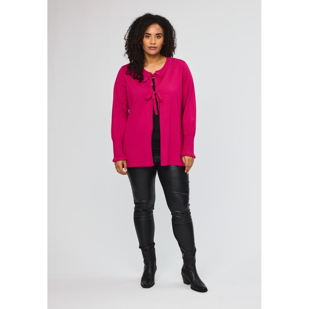Studio SEva Carigan with tieband Cardigan Pink