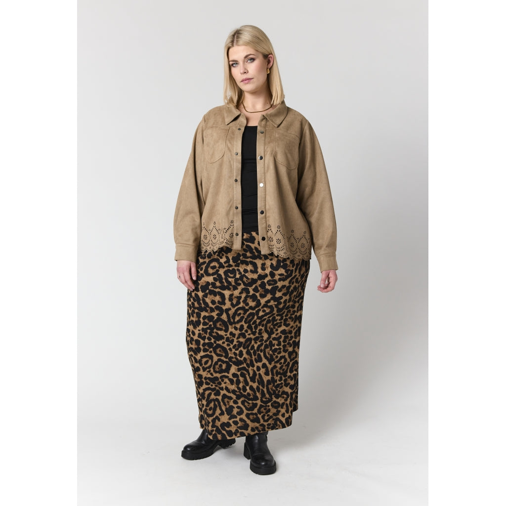 Studio SFanni skirt Skirt Black sand leo crepe