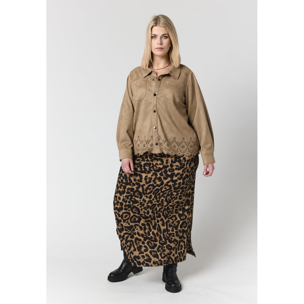 Studio SFanni skirt Skirt Black sand leo crepe