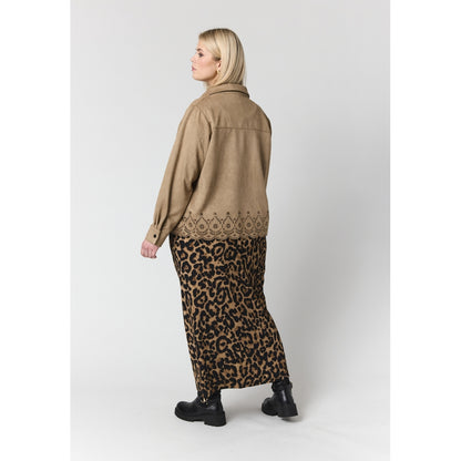 Studio SFanni skirt Skirt Black sand leo crepe
