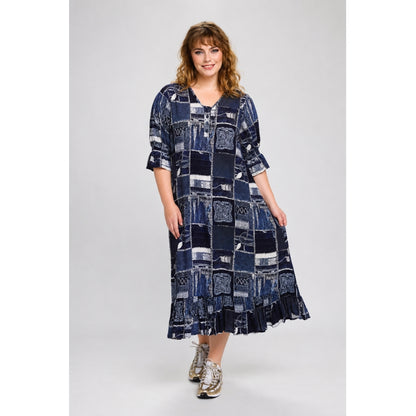 Studio SGena Dress Dress Blue mix pattern