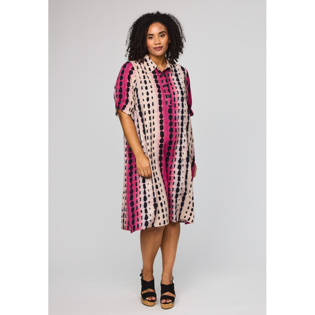 Studio SGunda Dress Dress Pink black dot print