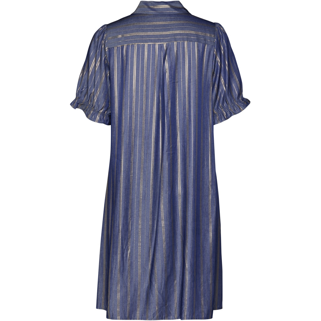 Studio SGunda Dress Dress Blue denim with gold stripes