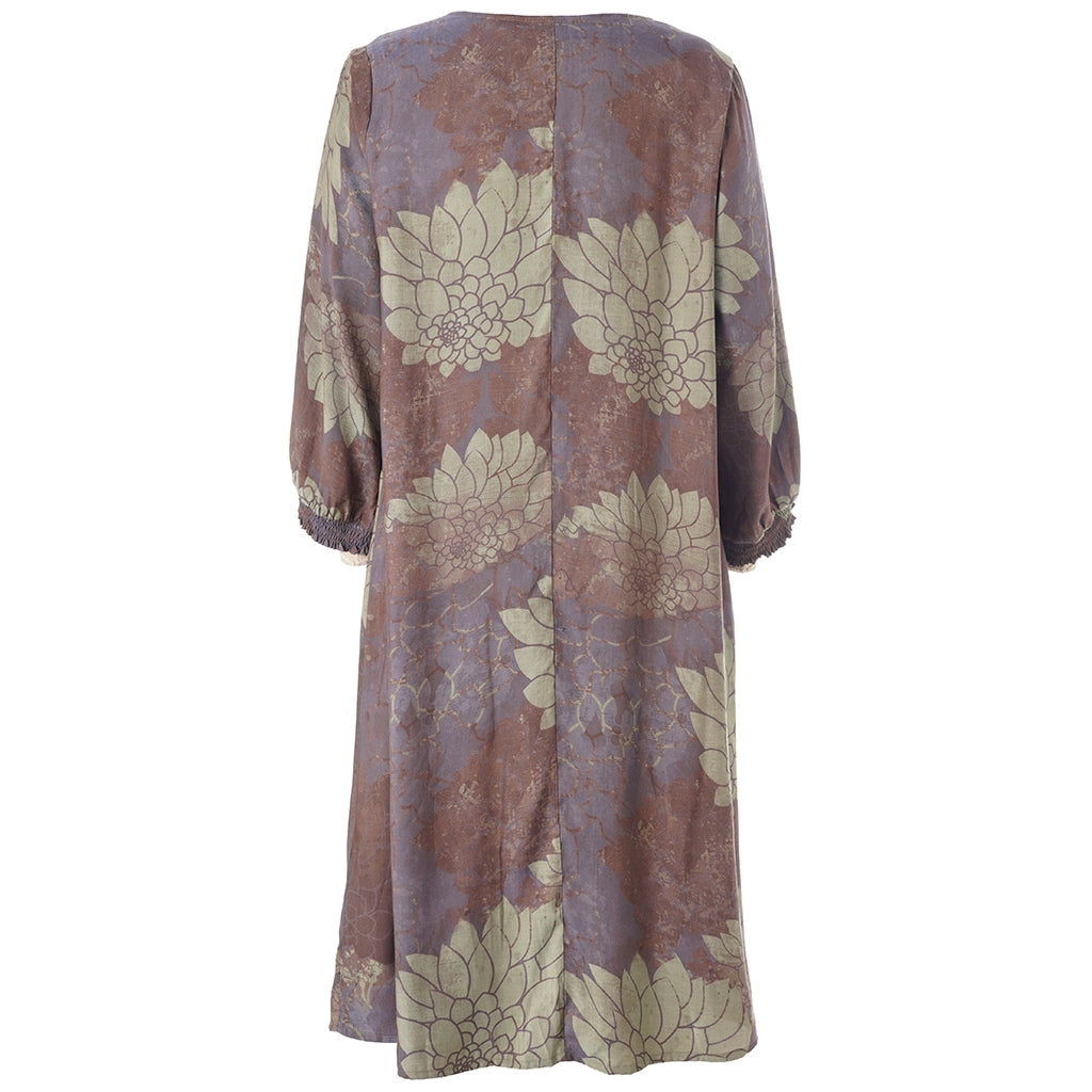 Studio SGunnel Dress Dress Brown green mix