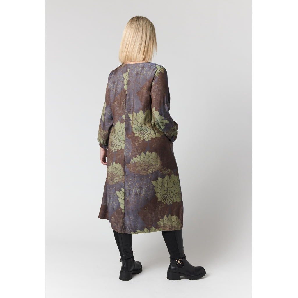 Studio SGunnel Dress Dress Brown green mix