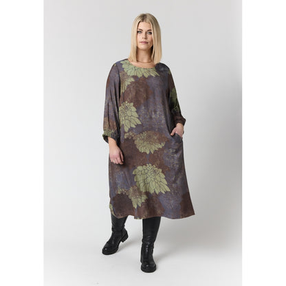 Studio SGunnel Dress Dress Brown green mix
