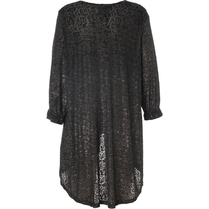Studio SHarriet Tunic Tunic Black with gold flock