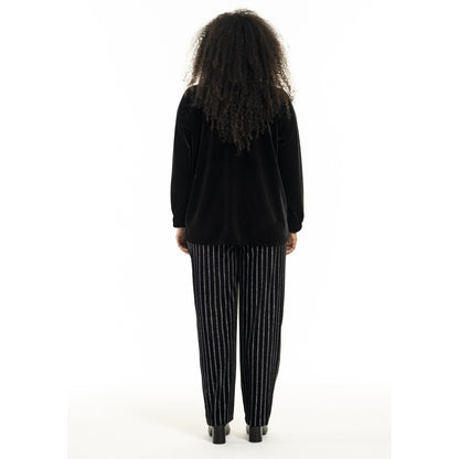 Studio SHerla Trousers Trousers black with Silver