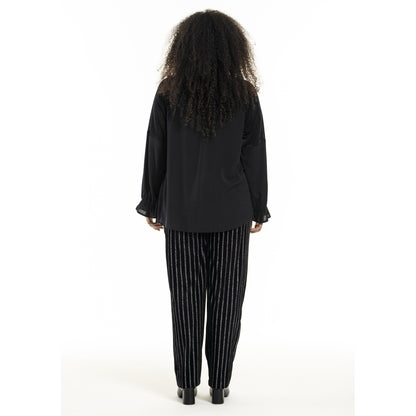 Studio SHerla Trousers Trousers black with Silver