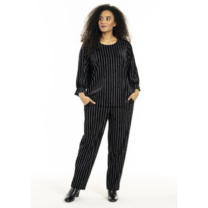 Studio SHerla Trousers Trousers black with Silver