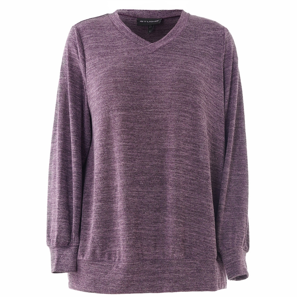 Studio SInga Sweater Sweater Plum Melange