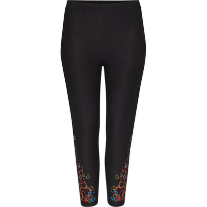 Studio SIrene Leggings Leggings Black with heart print